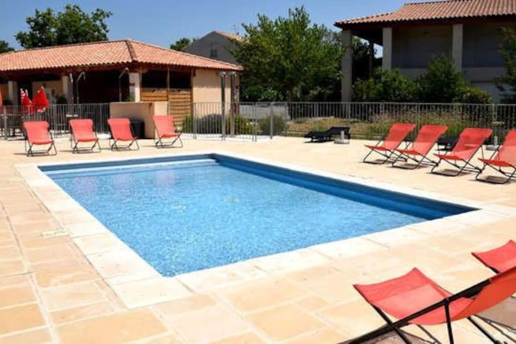 Le Soleil D Eugenie Appartement Dans Residence Avec Piscine Commune Pres De Carcassonne Olonzac Εξωτερικό φωτογραφία